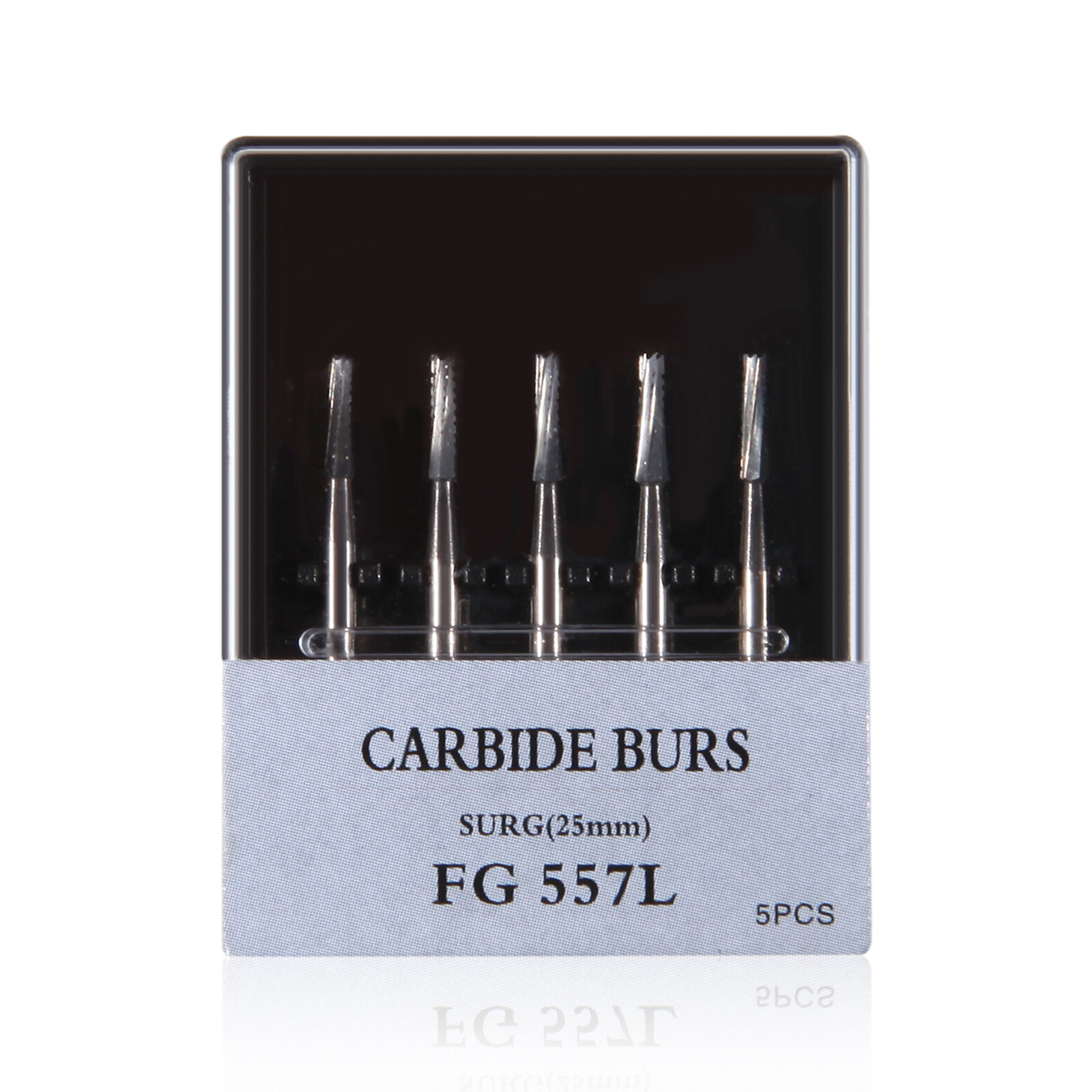 1-5 packs Dental Surgical Length Bur 25mm Tungsten Carbide FG SURG 557L SA