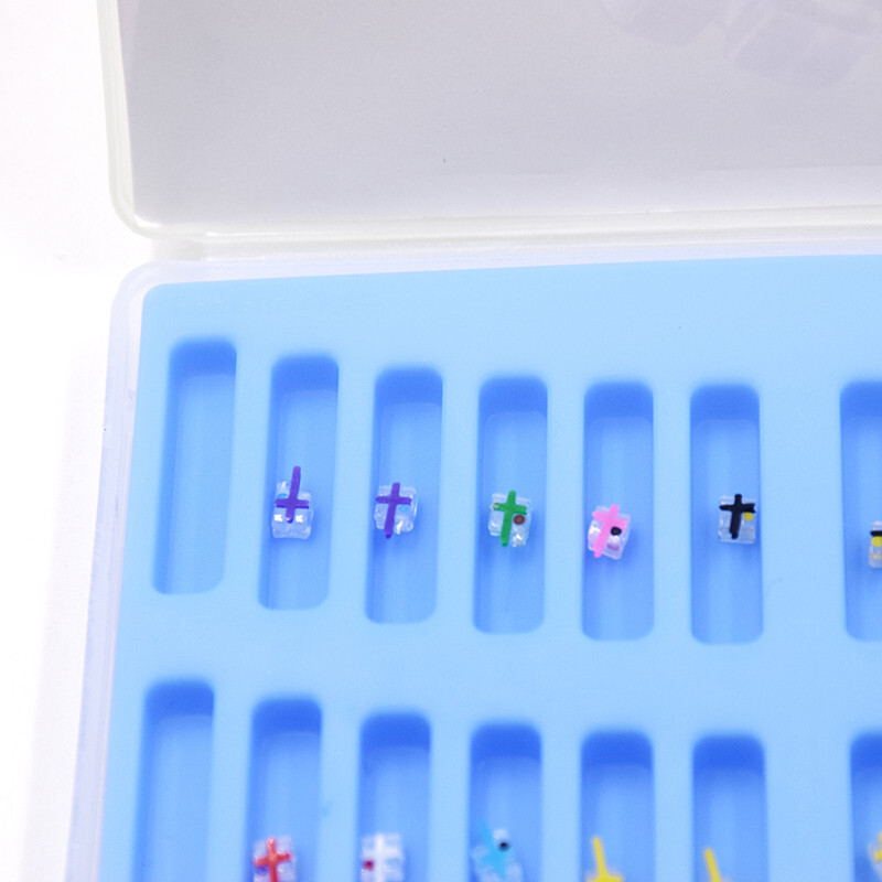 Dental Orthodontic Ceramic Monocrystalline Sapphire Bracket Roth MBT 022 Hook