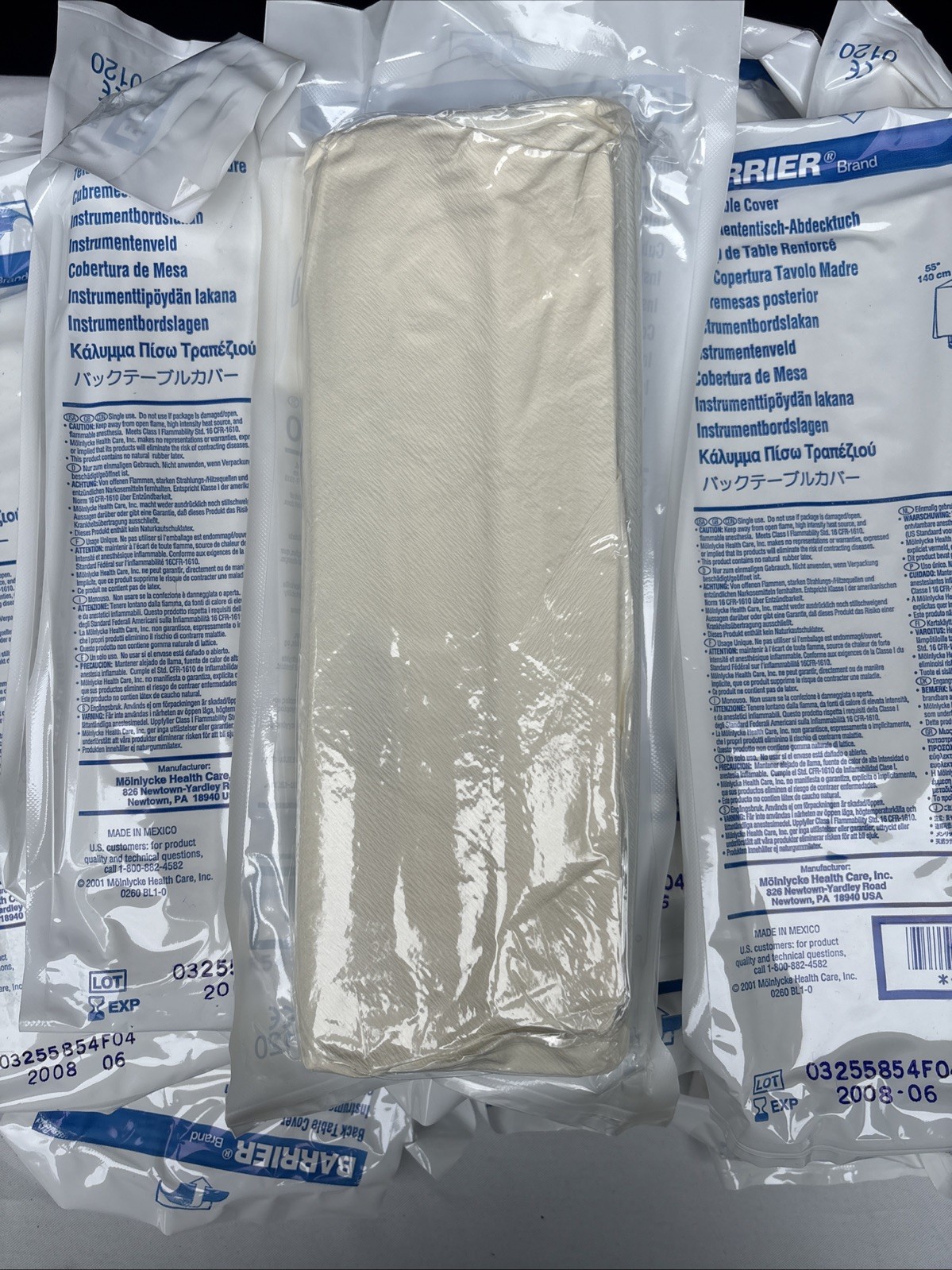 Barrier Back Table Cover Surgical Expired 2008 Lot Of 29 New 55”x85”