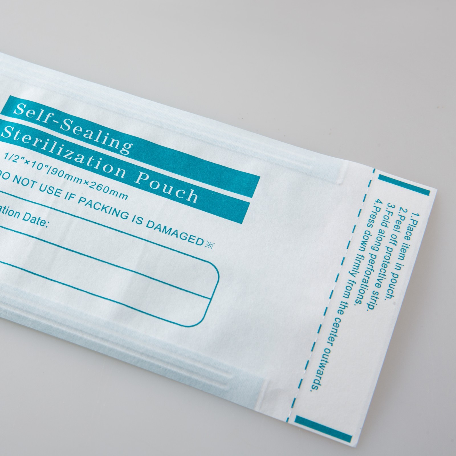 Self-sealing sterilization pouches all sizes 200pcs per box dental tattoo nail