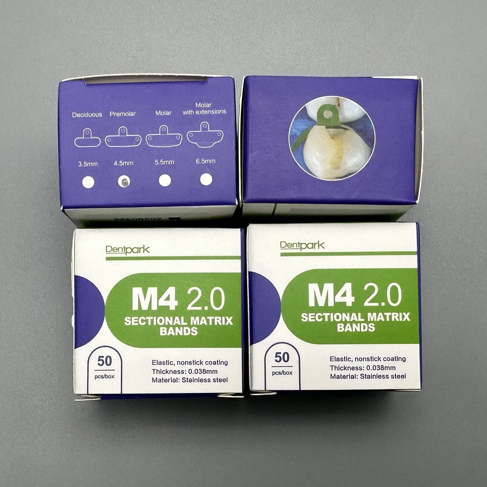 Dental Matrix Bands Ring Sectional Matrice Matrix M4 2.0 3.5/4.5/5.5/6.5mm