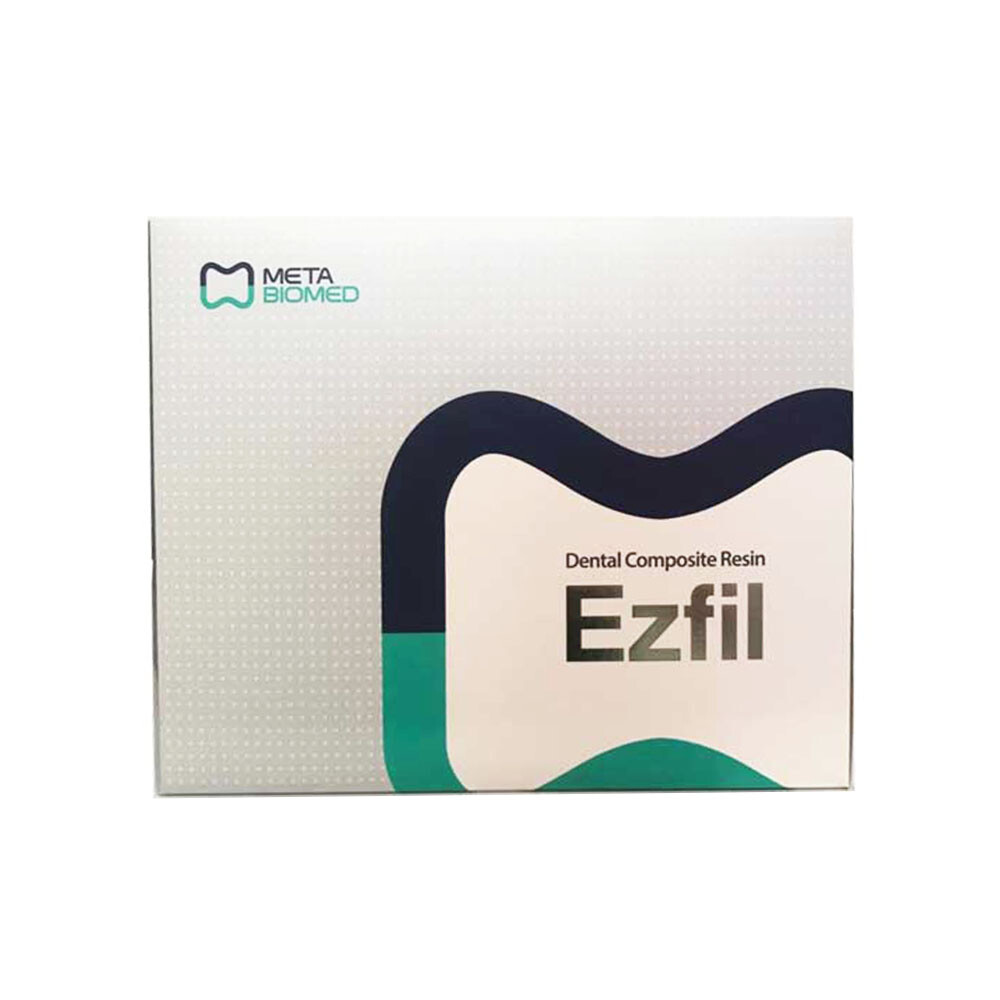 Meta Biomed Ezfill Nano Hybrid Composite Resin Light Cure 7x4gm Kit (Free Ship)