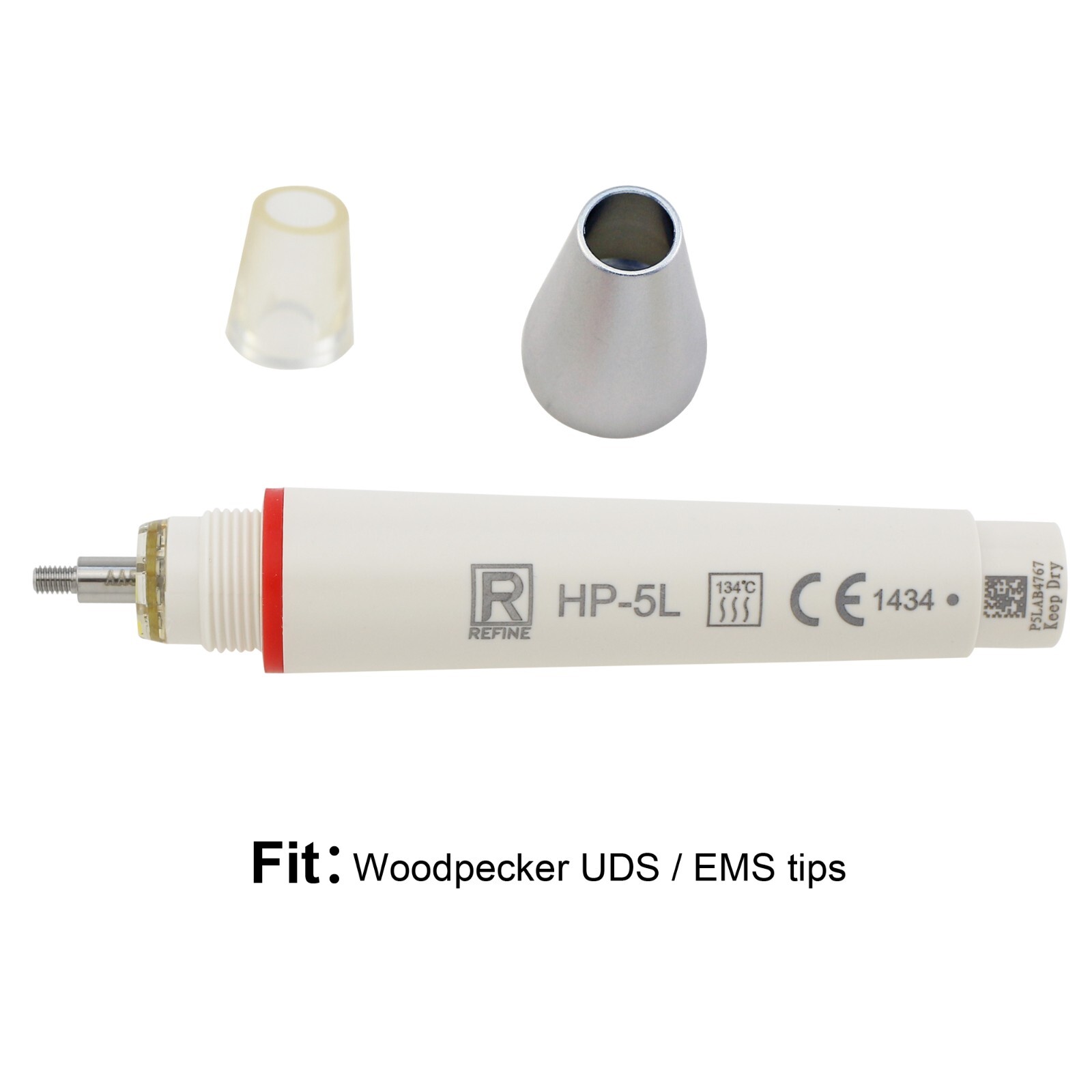 Woodpecker Dental Ultrasonic Scaler Handpiece HW-5L Piezo Tips P1 EMS PIEZON LED