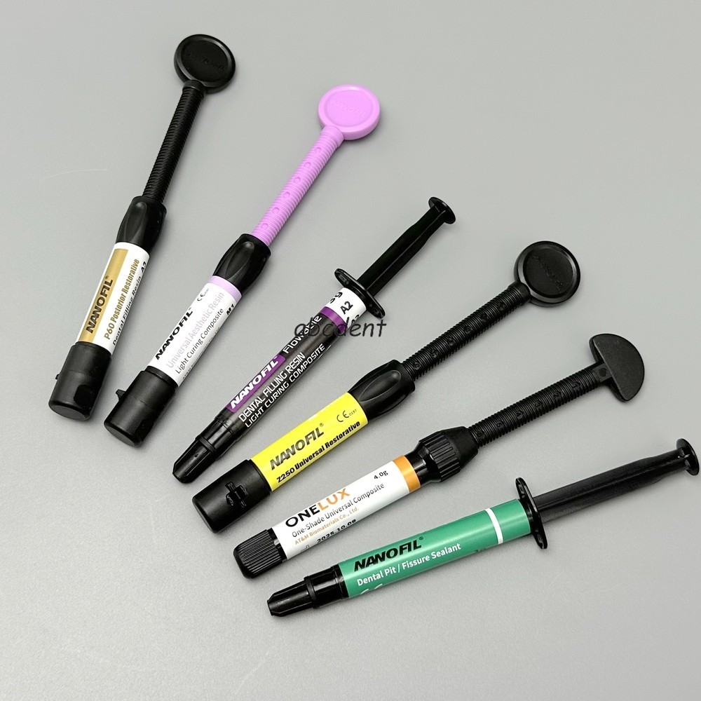 Dental Universal Composite Resin Light Cure Filling Materials Flowable Gel Tips