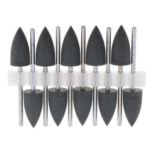 50 Pcs Dental Lab Silicone Rubber Polishers Diamond Polishing Burs 2.35 mm