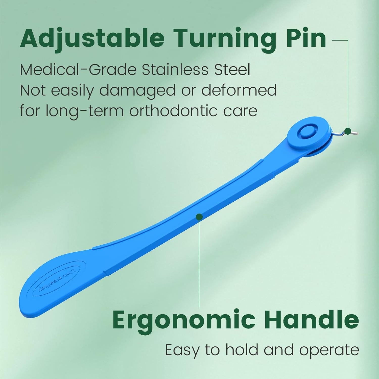 Fremouth 3 Count Universal Expander Keys, Dental Orthodontic Expansion Key Tool