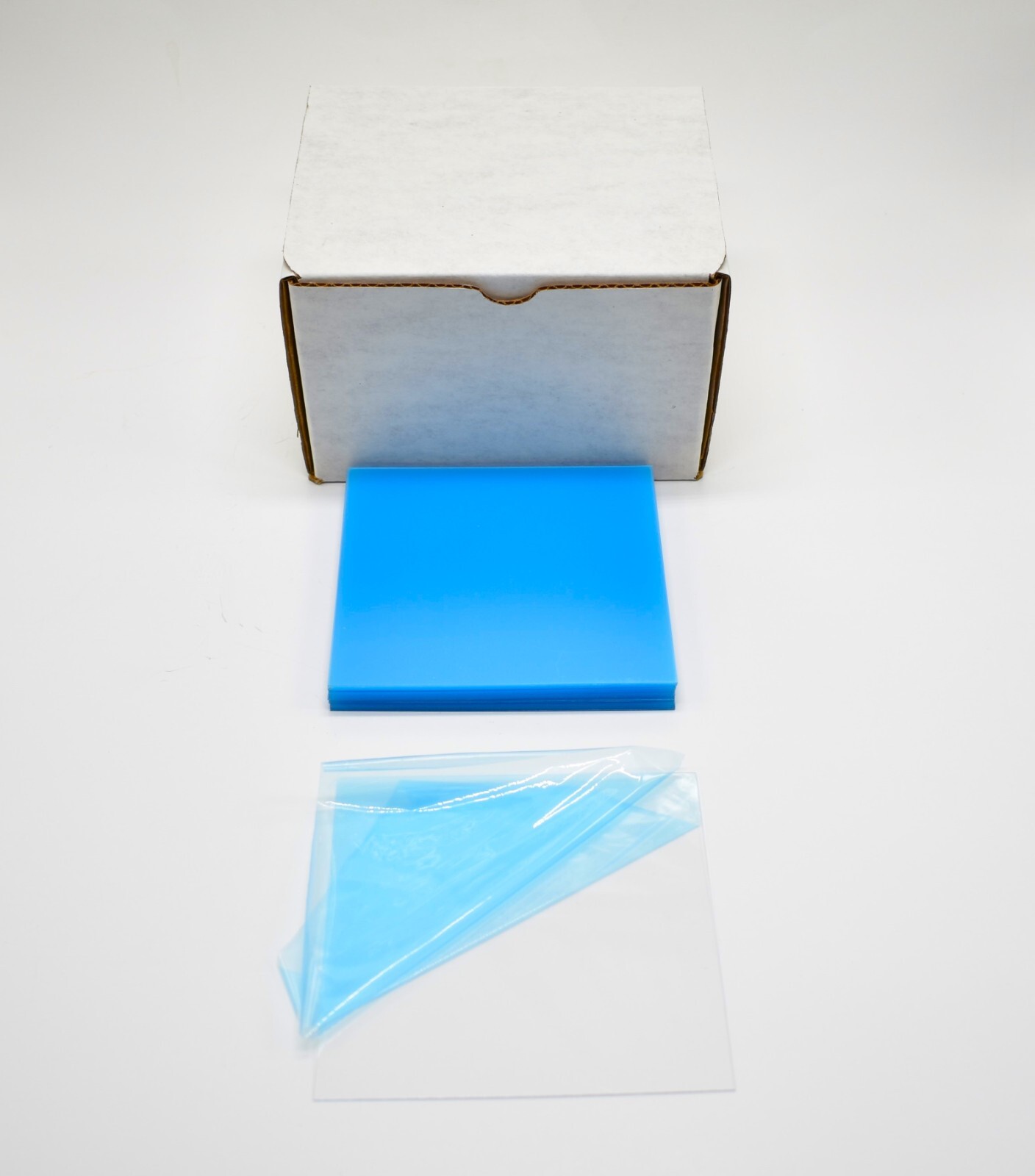 .020″ Clear SPLINT MATERIAL 5″ X 5″ 25/Pack Vacuum Forming Dental Lab