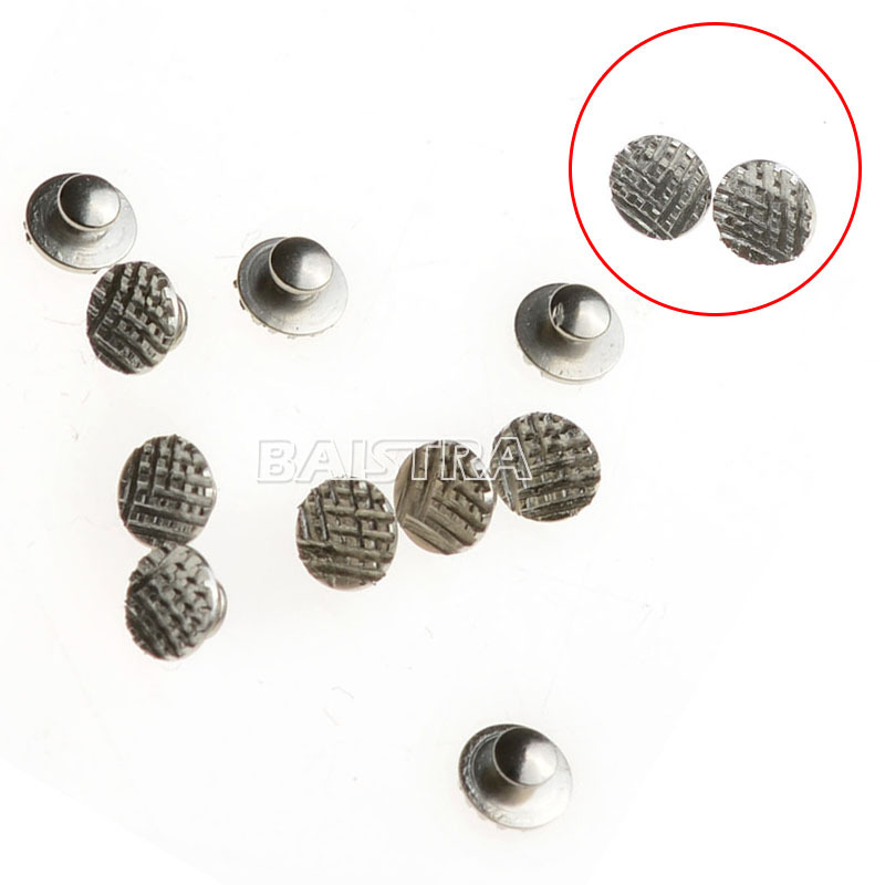 10Pcs/Bag Dental Orthodontic Lingual Buttons Bondable Round AZDENT