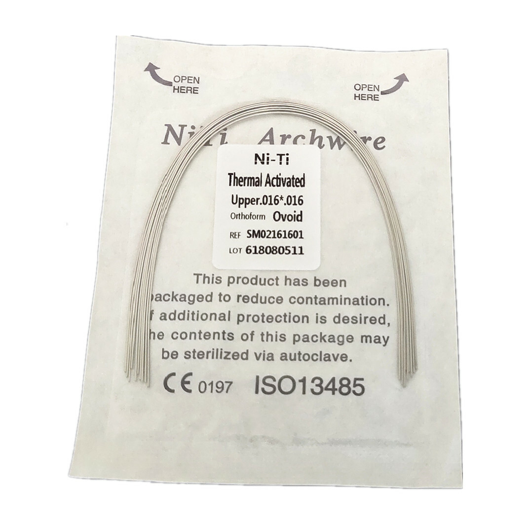 20Packs Dental Orthodontic Heat Thermal Activated Niti Rectangular Arch Wires
