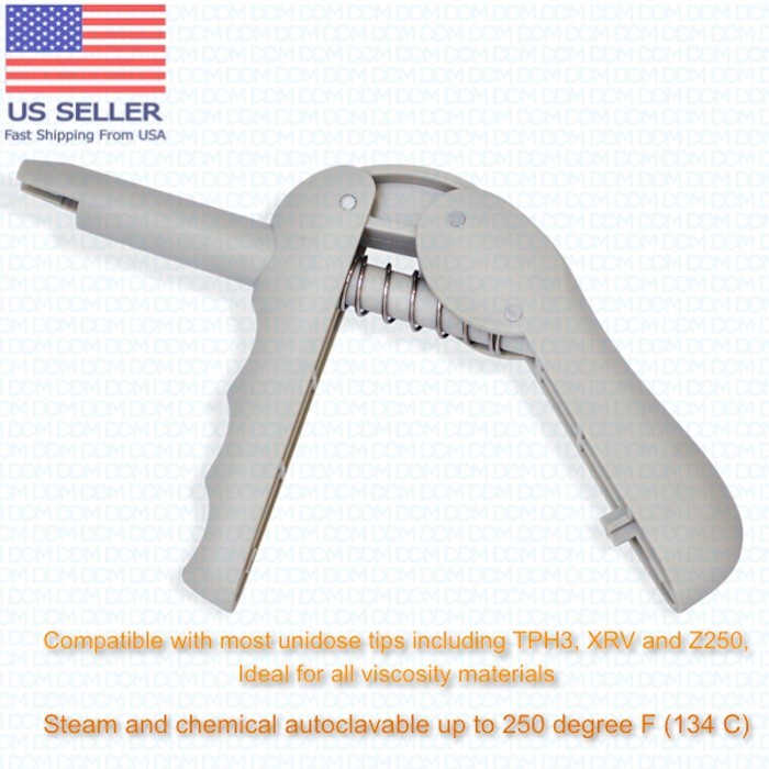 DDM Dental Unit Dose Capsule Composite Dispensing Dental Gun, Autoclaveable 1/Pk