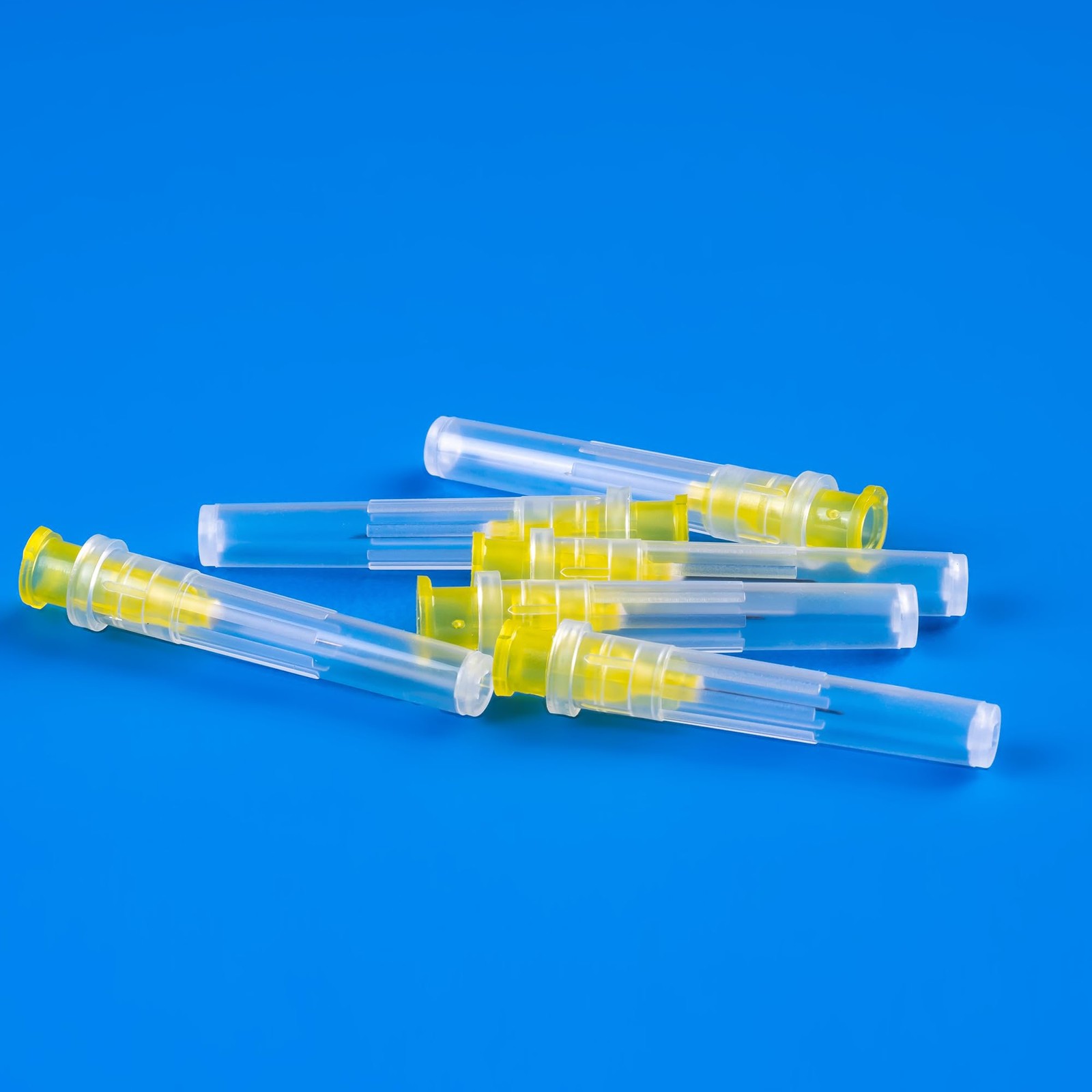 100 Pack 30 Ga 1/2 inch Disposable Needles with Caps for Scientific and Indus…