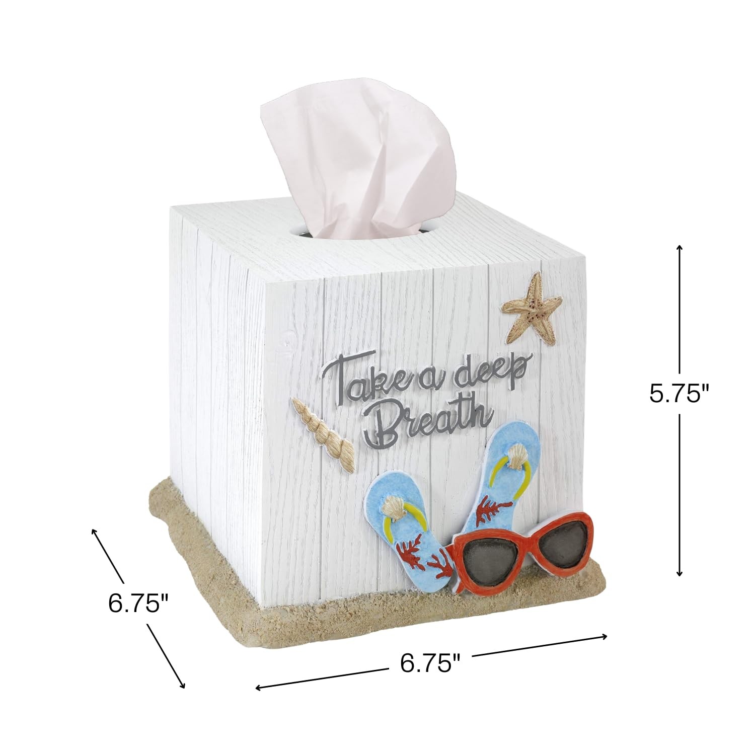Avanti Linens – Tissue Cover Beach Inspired Bathroom Decor Beach Mode Collection