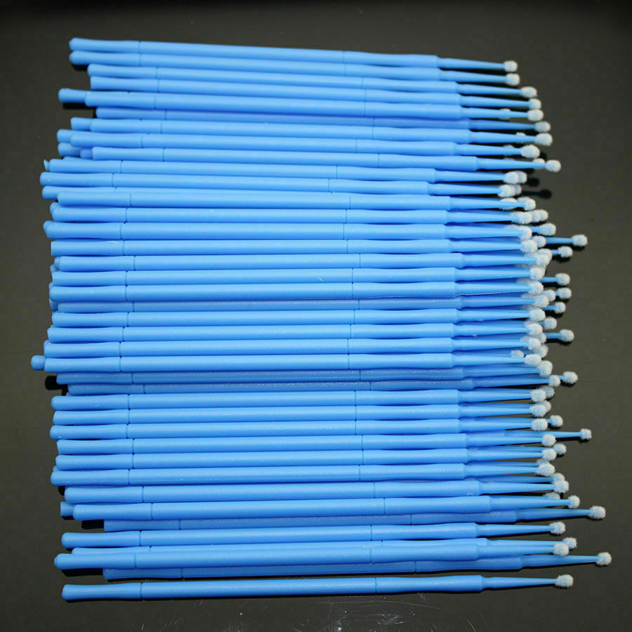 100Pcs/Bag Dental Microbrush Disposable Applicators Tips Micro Brush Cleaning