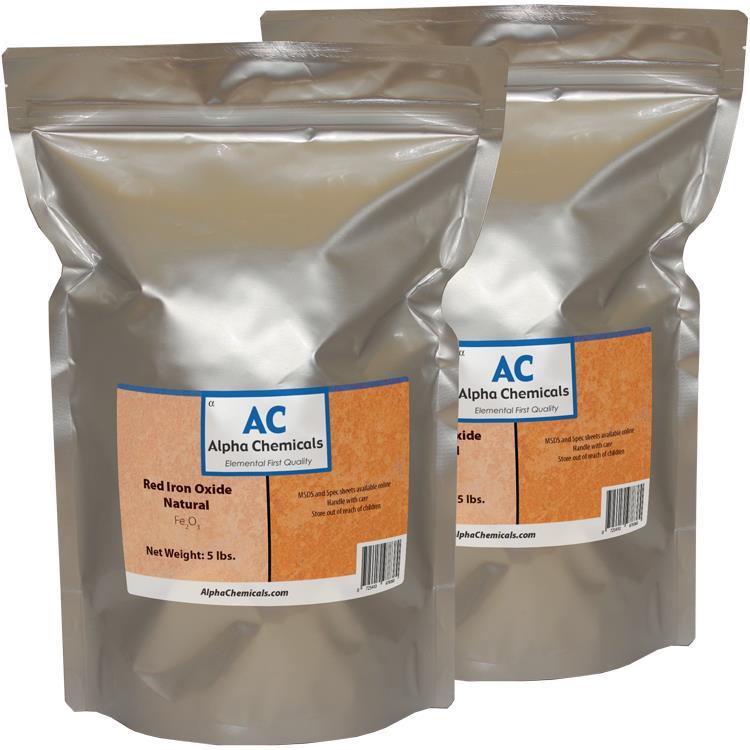 10 lb Red Iron Oxide – Fe2O3 – Natural Source