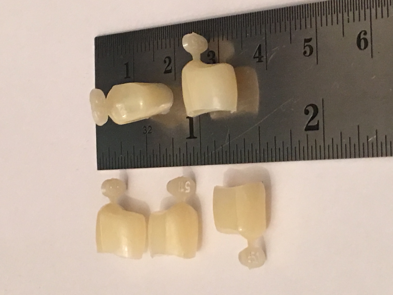 Dental Polycarbonate Temporary Crowns 5 pcs #51
