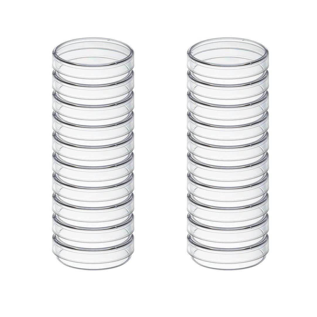 10 Pack Sterile Thick Plastic Petri Dishes with Lid, 90Mm Dia X 15Mm, Designed f