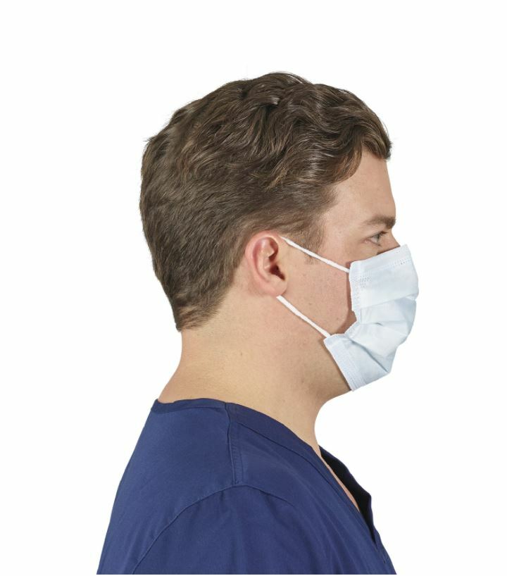 *50-Pieces* Halyard Fog Free Procedure Face Mask Type II Earloop White 62363