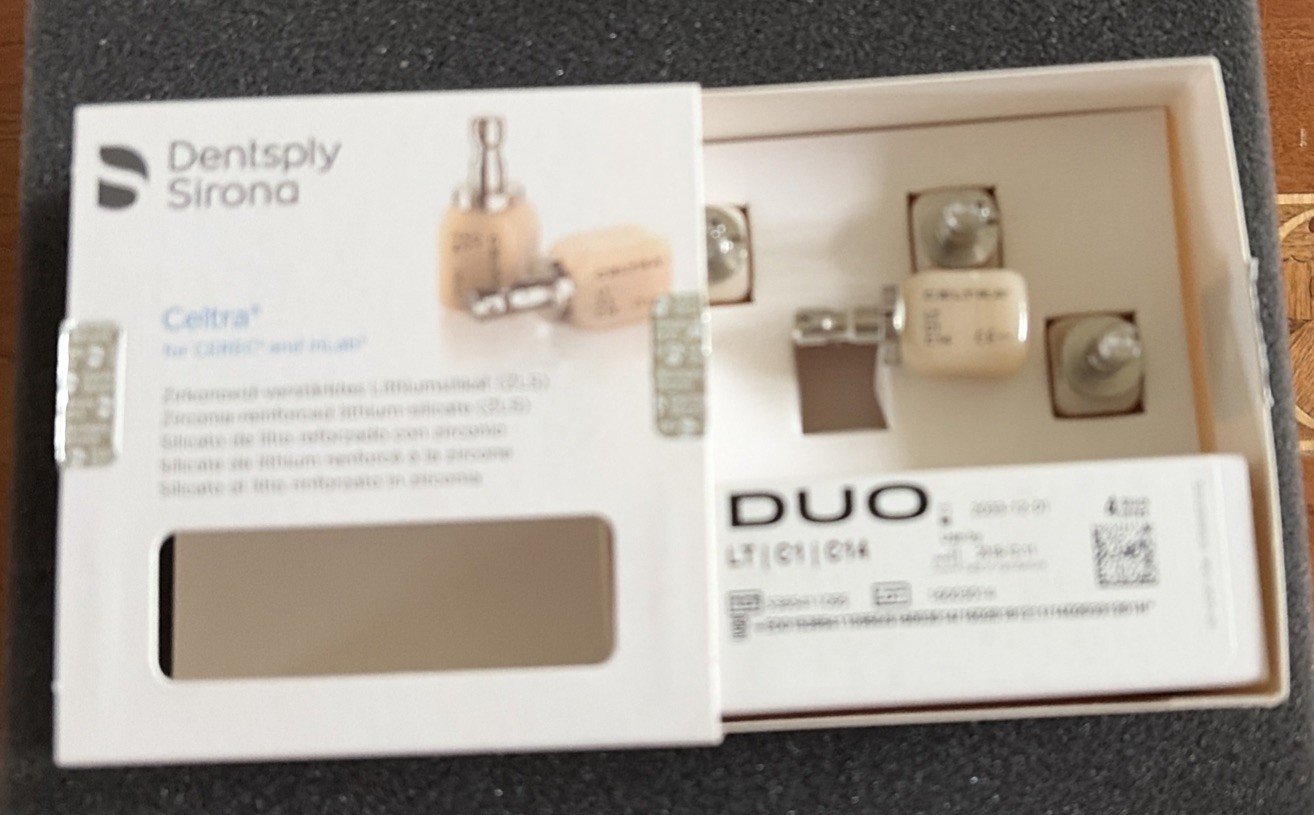 Dentsply Sirona Lt C1 C14 Open With 4 Blocks