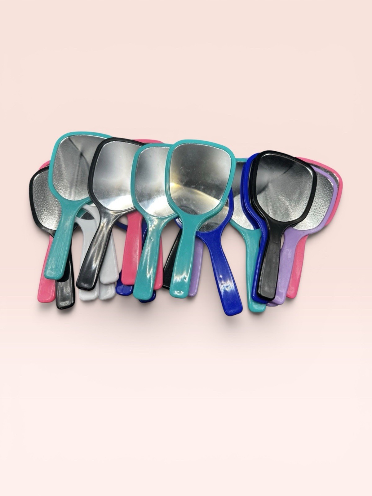 Bulk Lot 23 7” Handheld Mirrors Multicolor Therapy SEL Classroom Teachers Group