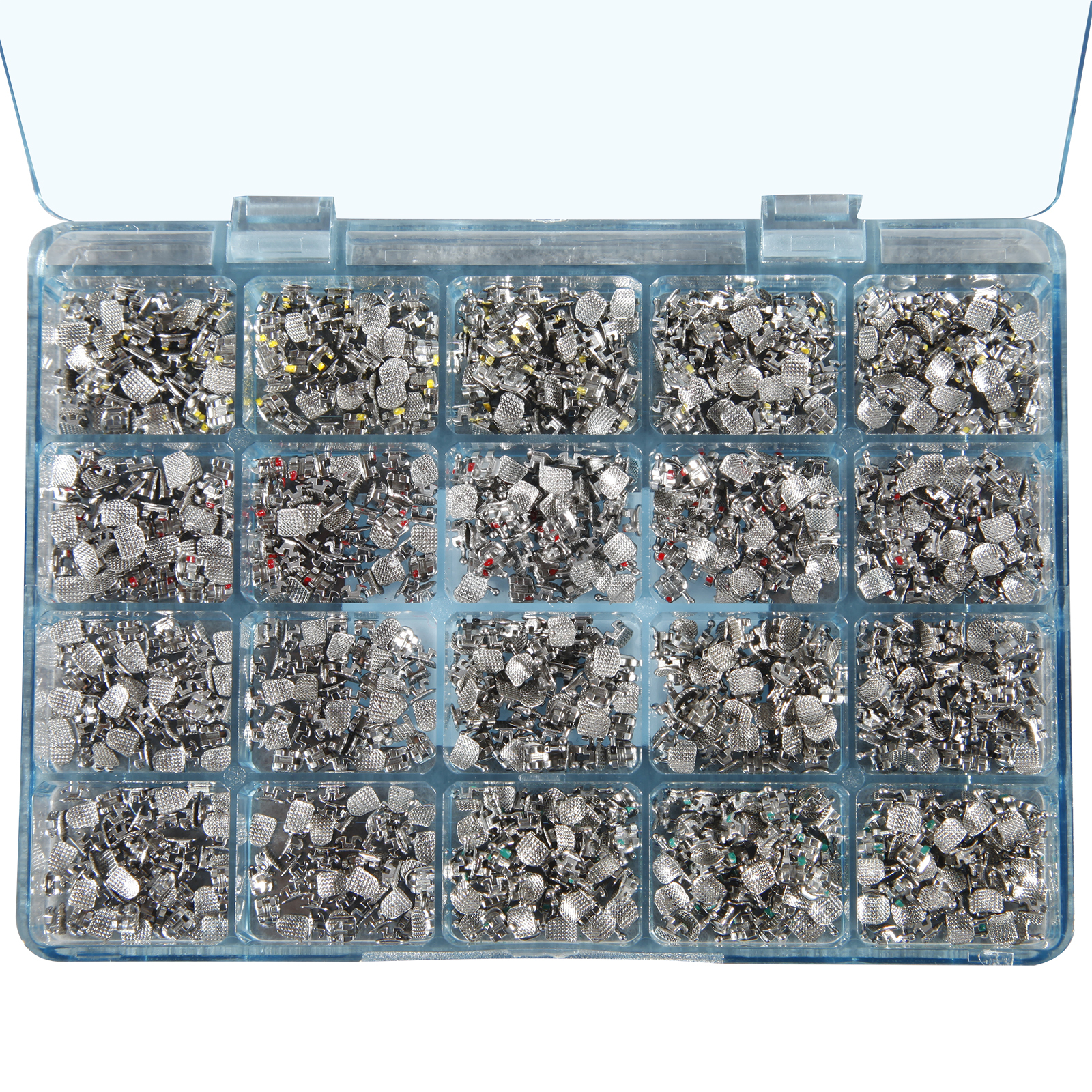 4 Box Dental Metal Orthodontics Brackets Brace MINI MBT.022 345 Hooks 50 Set/box