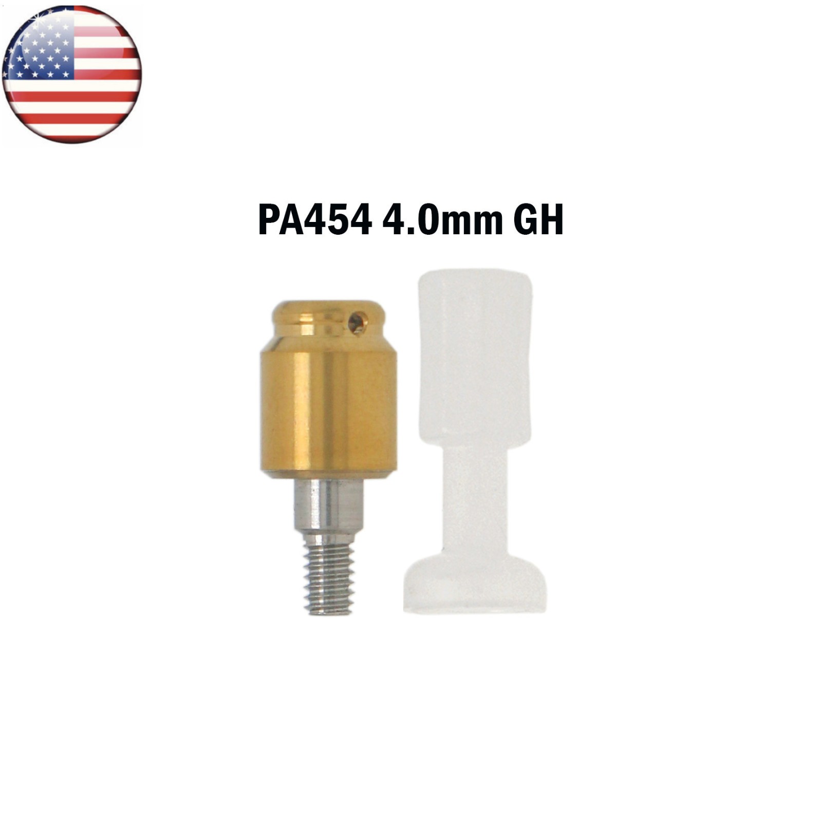 Dental Attachment Abutment Male Cap Tool fit Zimmer Removable PAØ3.5mm/4.5mm