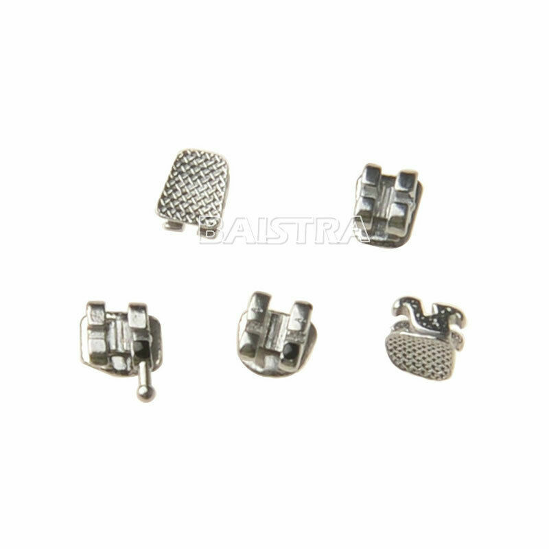 20Packs AZDENT Dental Metal Brackets Standard MBT Slot .022 Hooks 345 20pcs/pack