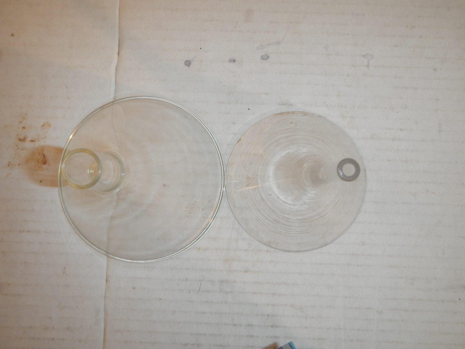 2 Glass Lab Funnels KIMAX USA, Industrial, Medical, Science