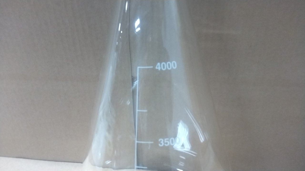 Fisher Brand FB-300-4000 4000mL Capacity Clear Glass Filtering Flask