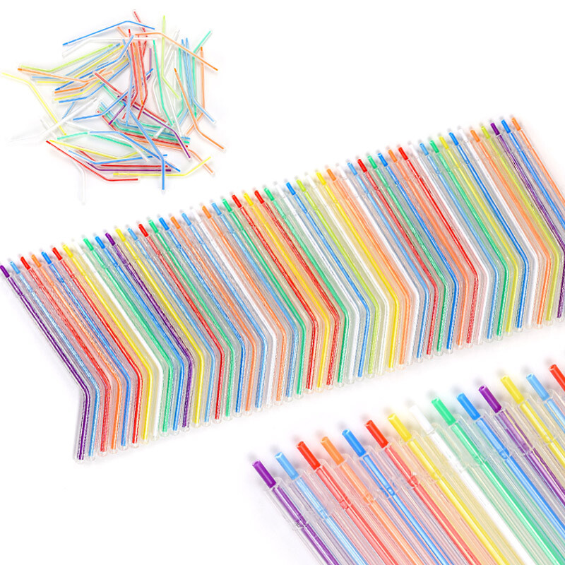 Dental 3-Way Air Water Syringe Disposable Spray Tips Nozzles Tubes Colorful US