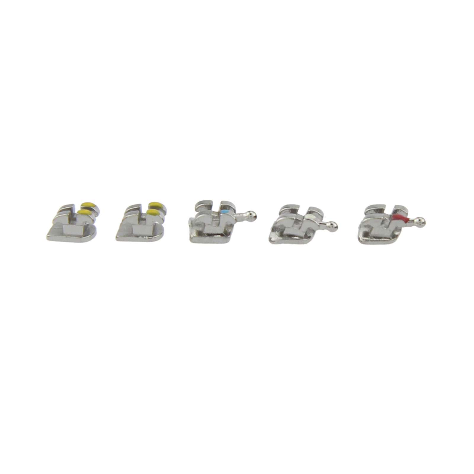 Dental Ortodoncia Braces Brackets Metal MIM Mini 022 018 Roth MBT 345 Hook 5-5