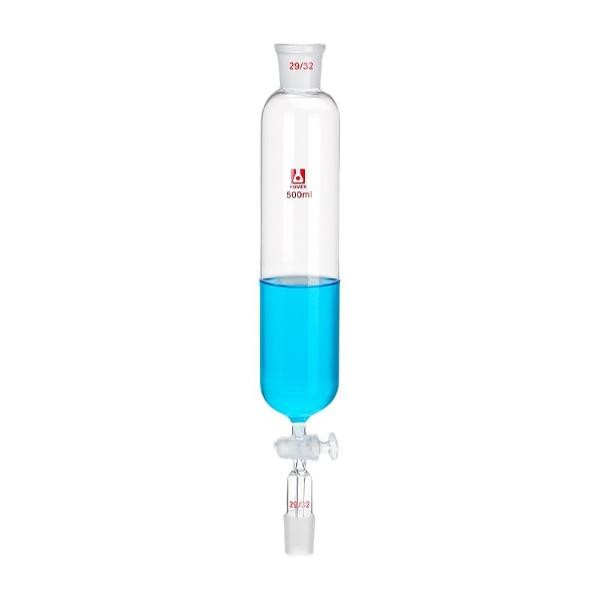 25ml-1000ml Graduated Separation Funnel Borosilicate Cylinder Lab Glassware