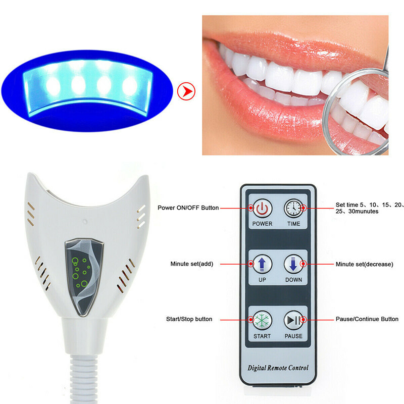 Dental Mobile LED Teeth Whitening Light Cold Light Lamp Tooth Bleaching Machine