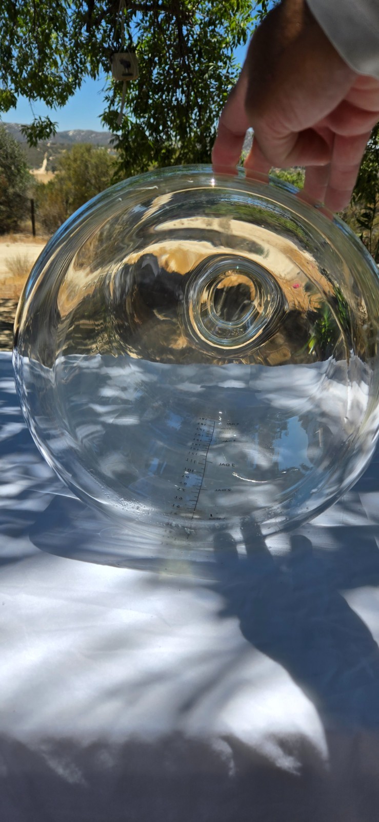 PYREX #1596-5 5G 19L Carboy Solution Chem Bottle Tooled Neck 5 Gallon England B