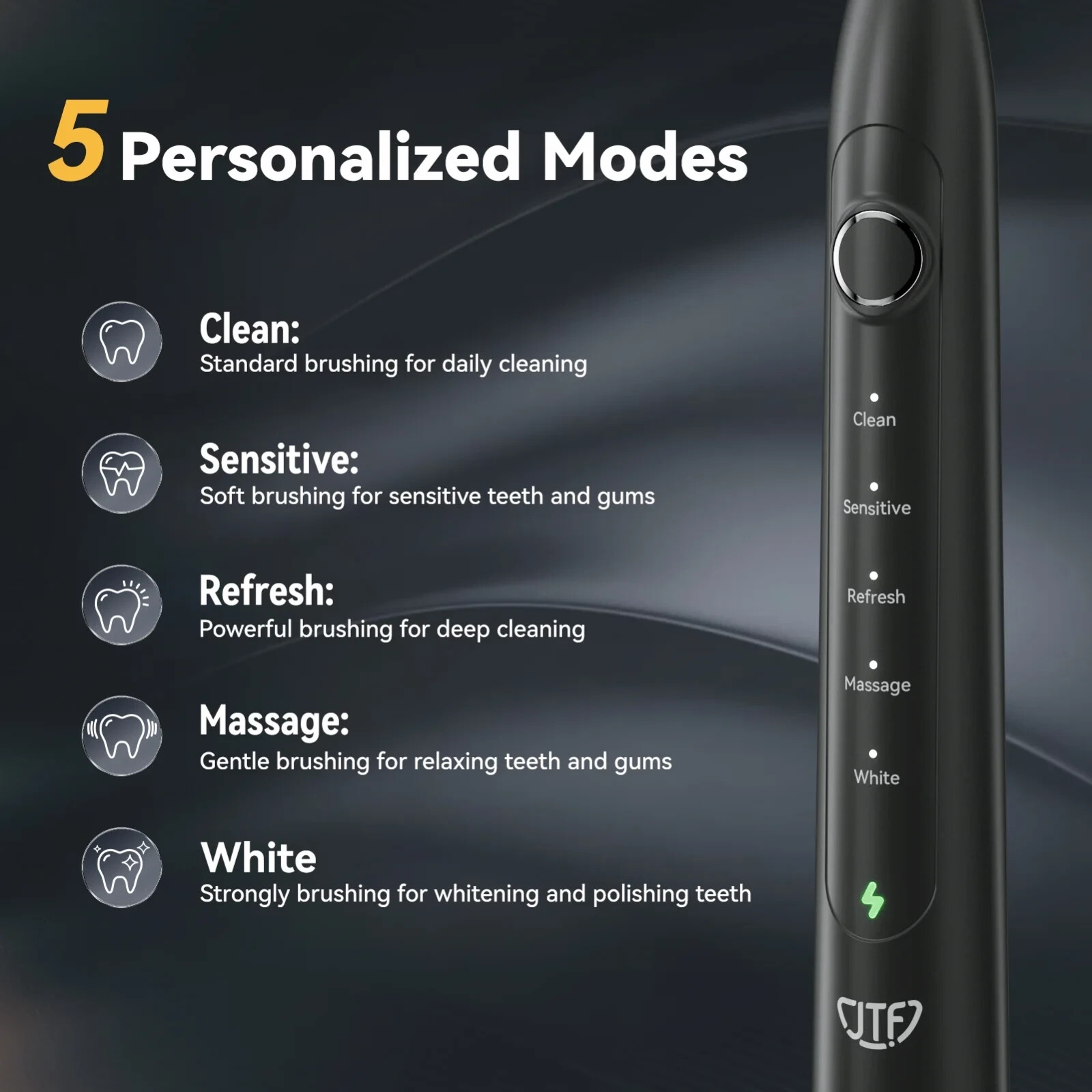 JTF SONIC ELECTRIC TOOTHBRUSH (P100)