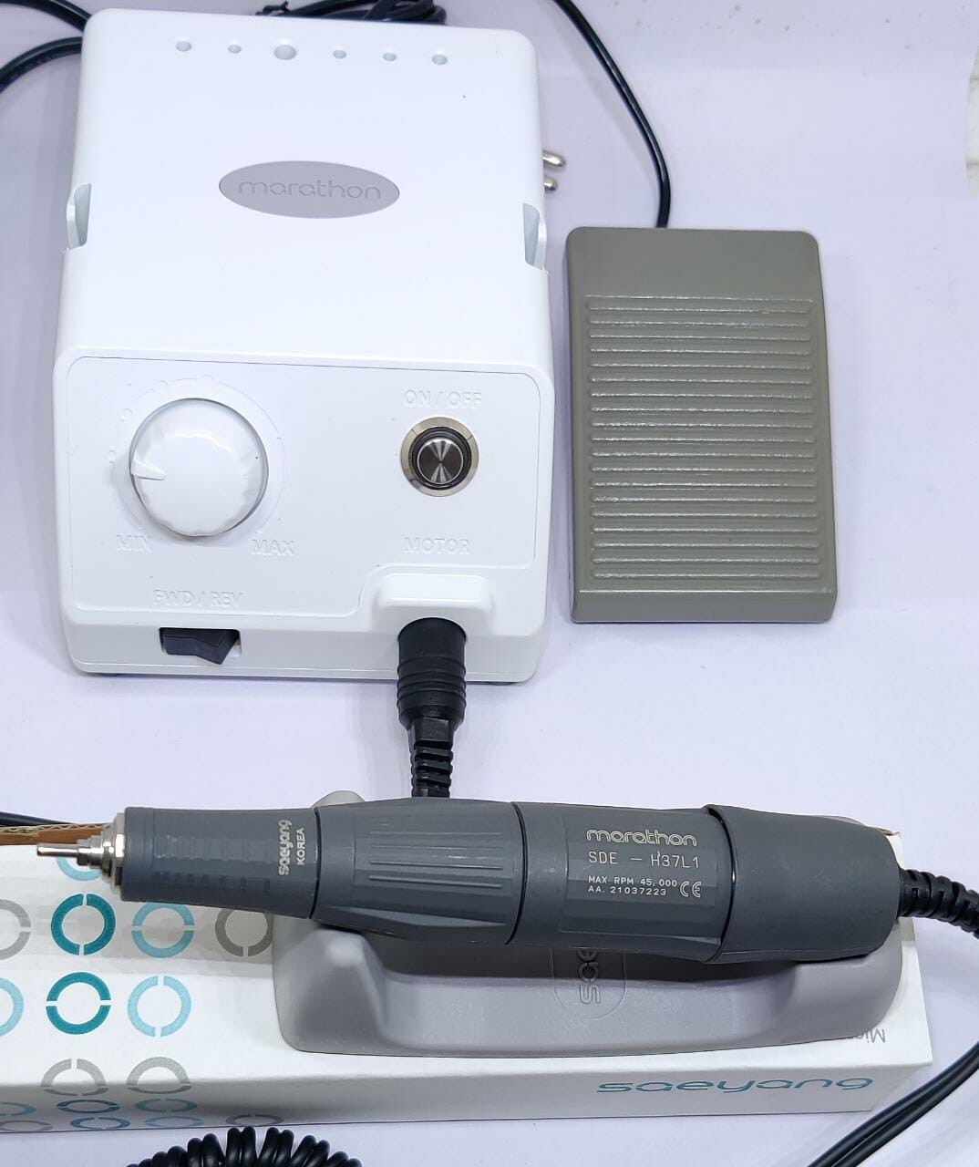 Marathon Germany M4 Lab Micromotor For Cutting Grinding And Polishing 45000 RPM
