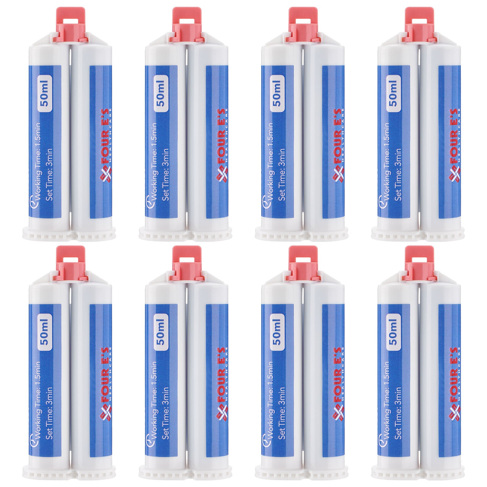 80Pcs Heavy Body Fast Rapid Set Impression Material 50mL Cartridges VPS PVS New