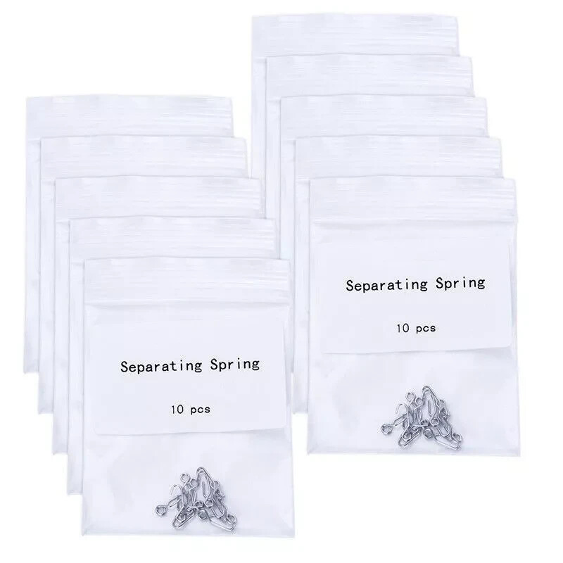 10 Pcs/Bag Dental Orthodontic Separating Spring Self-Locking 0.5mm Separate Band