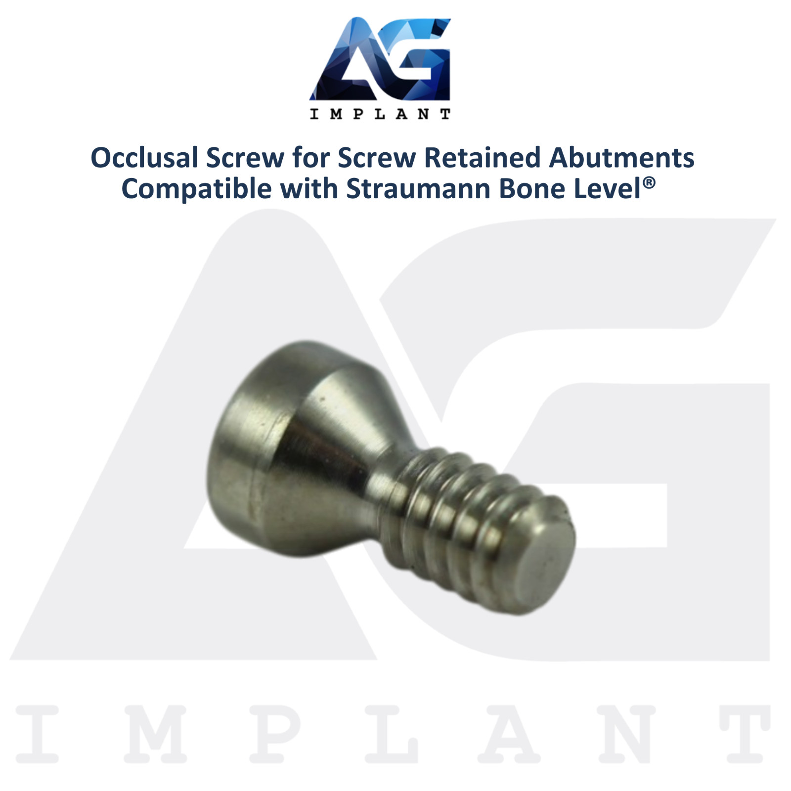 10 Titanium Screw Retained Prosthetics Straumann B0ne Level® Compatible 3.7mm