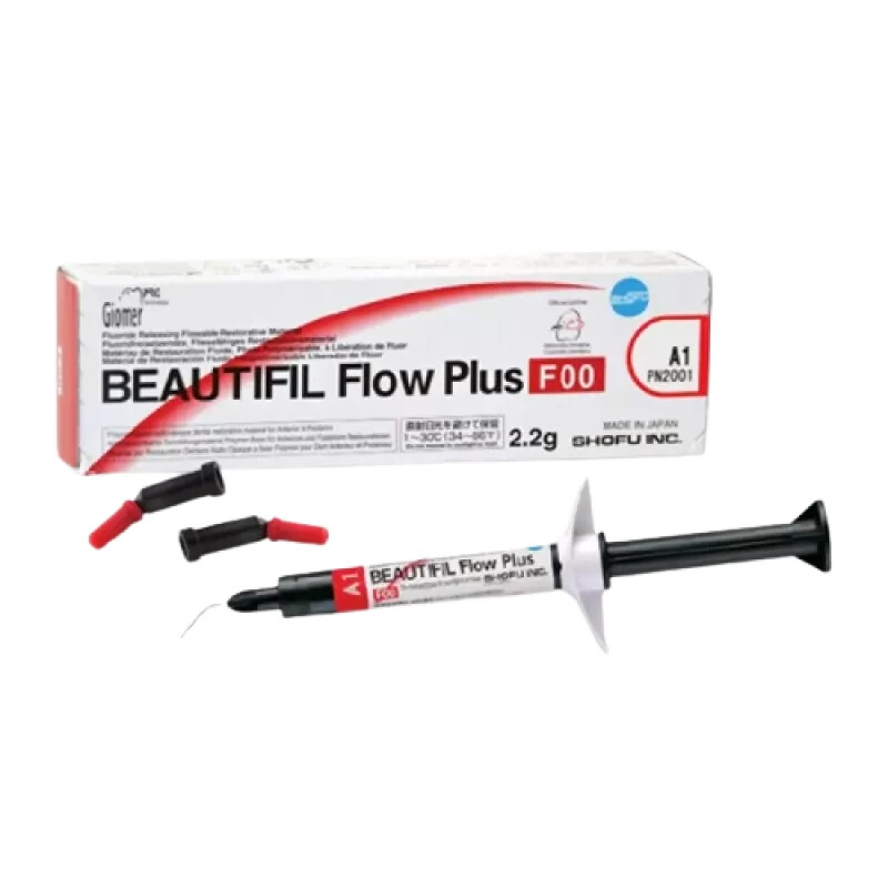 SHOFU BEAUTIFIL Flow Plus F00 ZERO Flow flowable Restorative 2.2g Syr.-All Shade