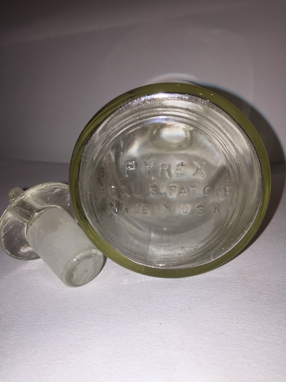 VINTAGE RARE Pyrex reagent bottle w/stopper 250mL Set(3) SEE LABEL CHOICES BELOW