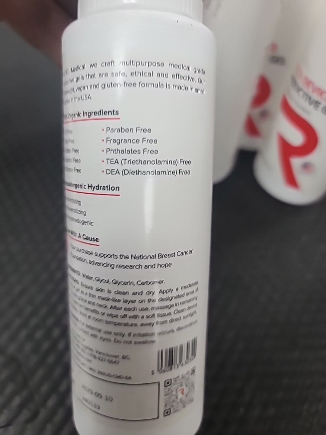 Red Conductive Ultrasound Gel Medium Viscosity Blue 250ml Set Of 12 Bottles
