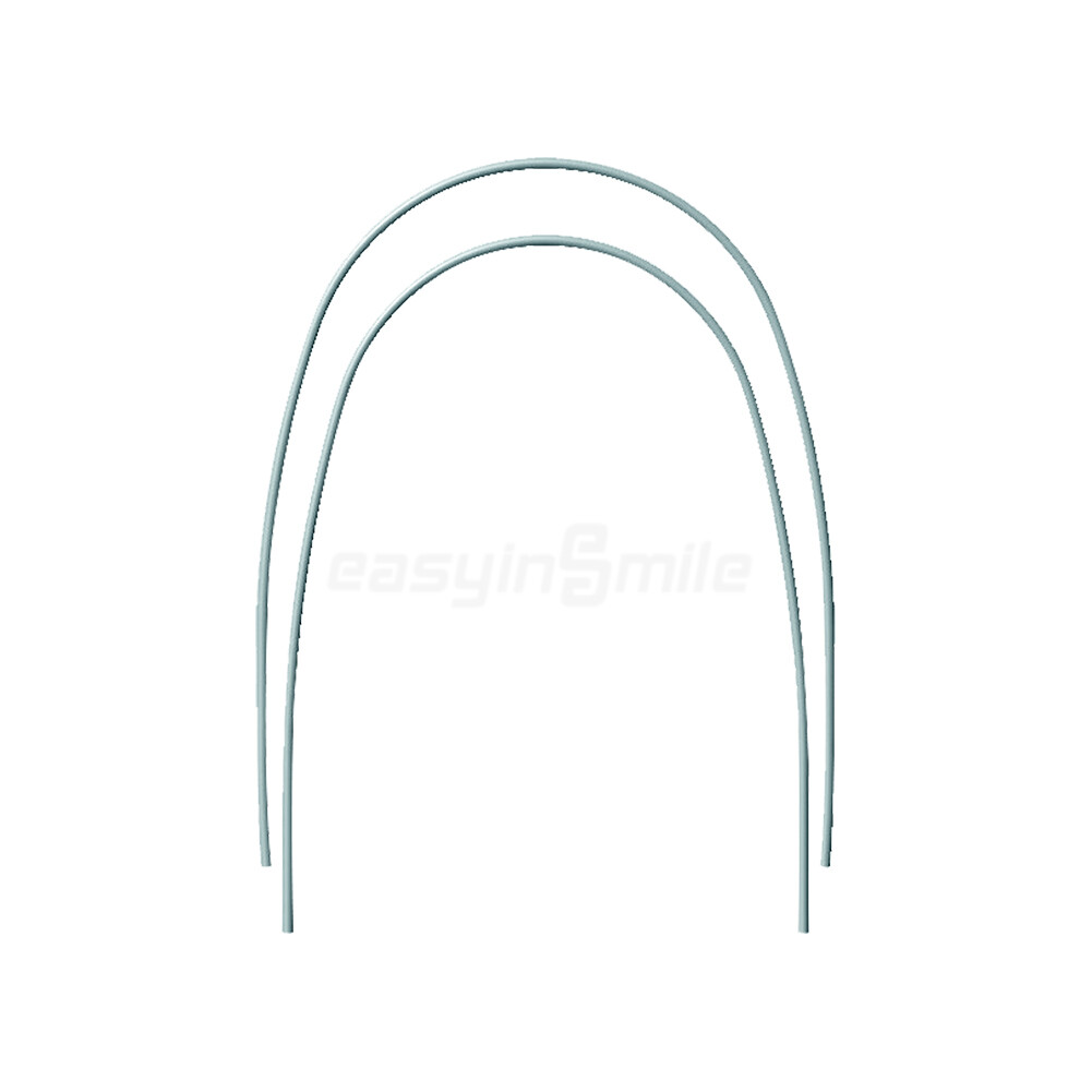 10Pk Dental Ortho Natural Stainless Steel/NITI Arch Wires Round 12-16-18-22 U/L