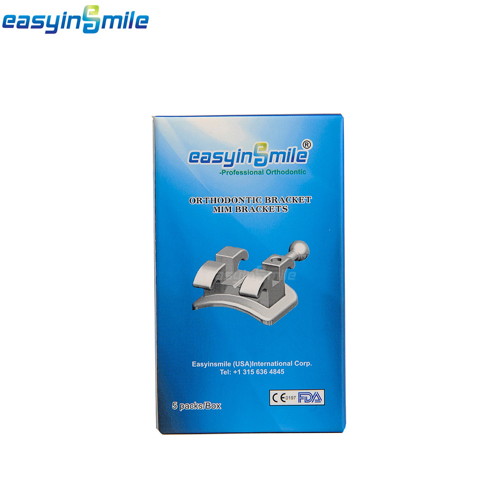 10Packs of EASYINSMILE Mini Metal Orthodontic Bracket Roth/MBT 022/018 Available