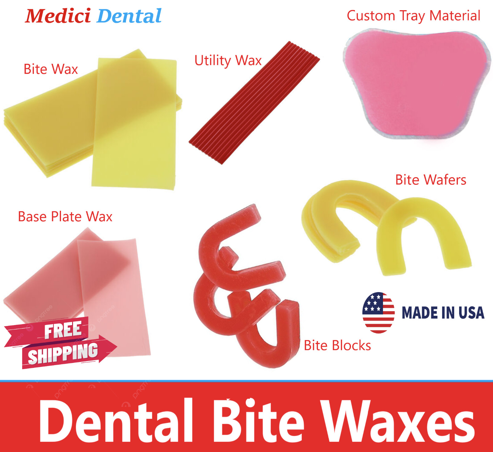 Dental Base Plate Wax All Season Waxes Utility Wax Bite Wafers – All Models USA