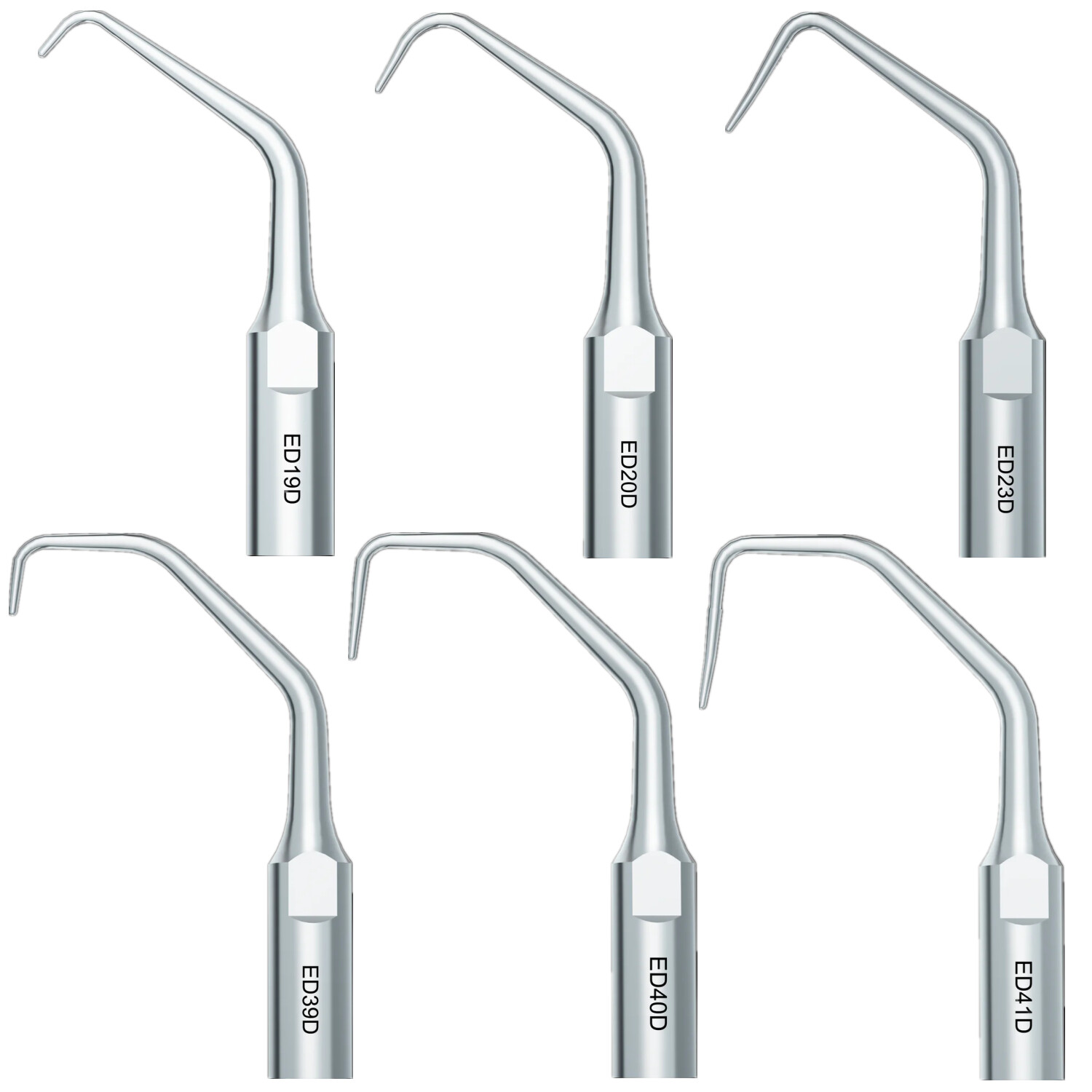 Woodpecker DTE Dr Azim’s Retro-Preparation Kit Scaler Tips ED19D ED20D ED23D
