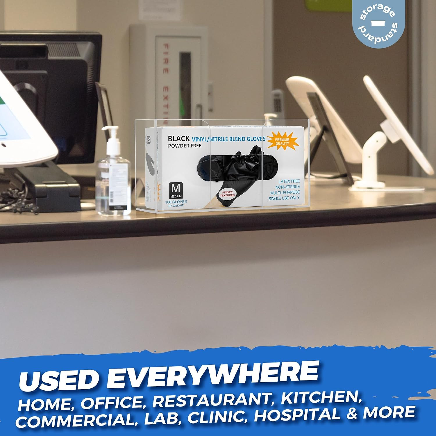 Glove Box Holder Dispenser – Kitchen, Medical, & Latex Gloves Holder Wall Mount