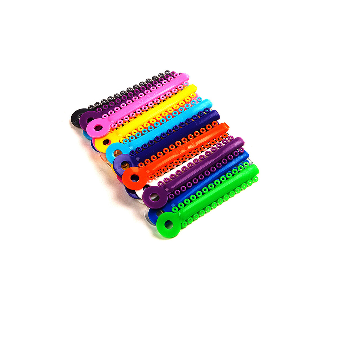 1040Pc Dental Braces Orthodontic Elastic Ligature Ties Ortho Super Rubber Bands