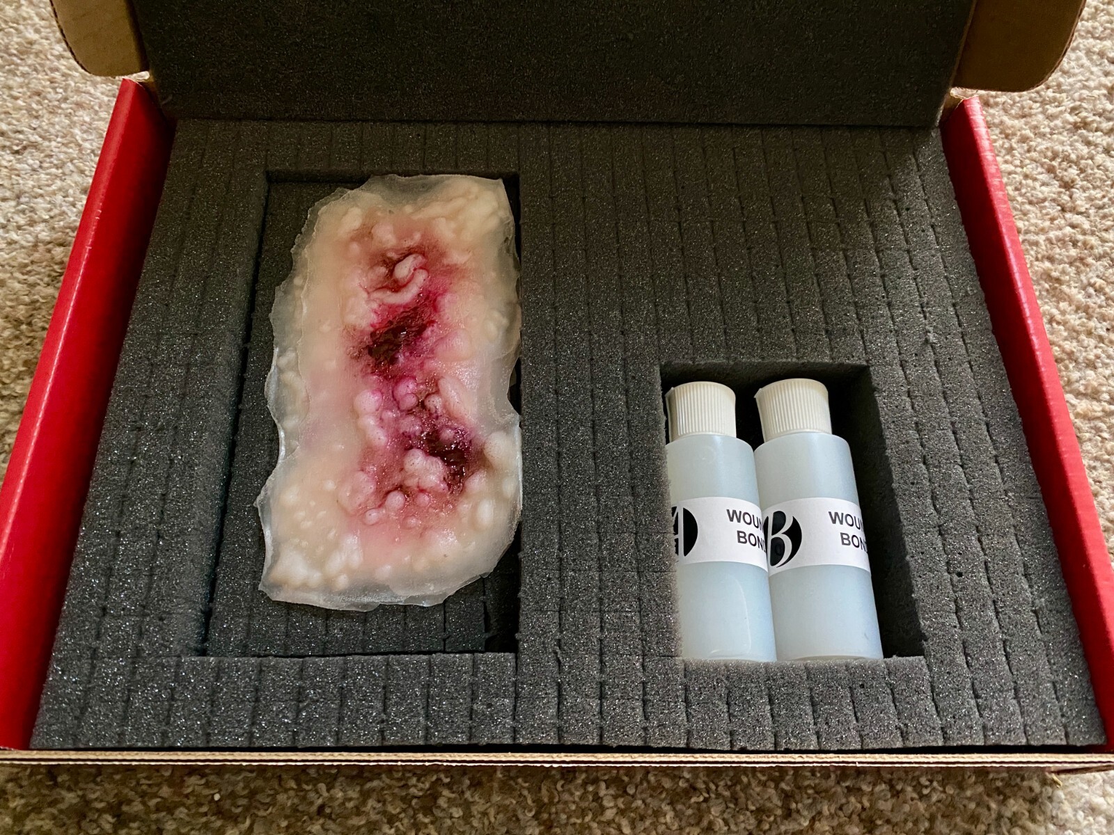 Train4Real Shingles Simulation Kit for Medical/Nursing Student Practice: New!