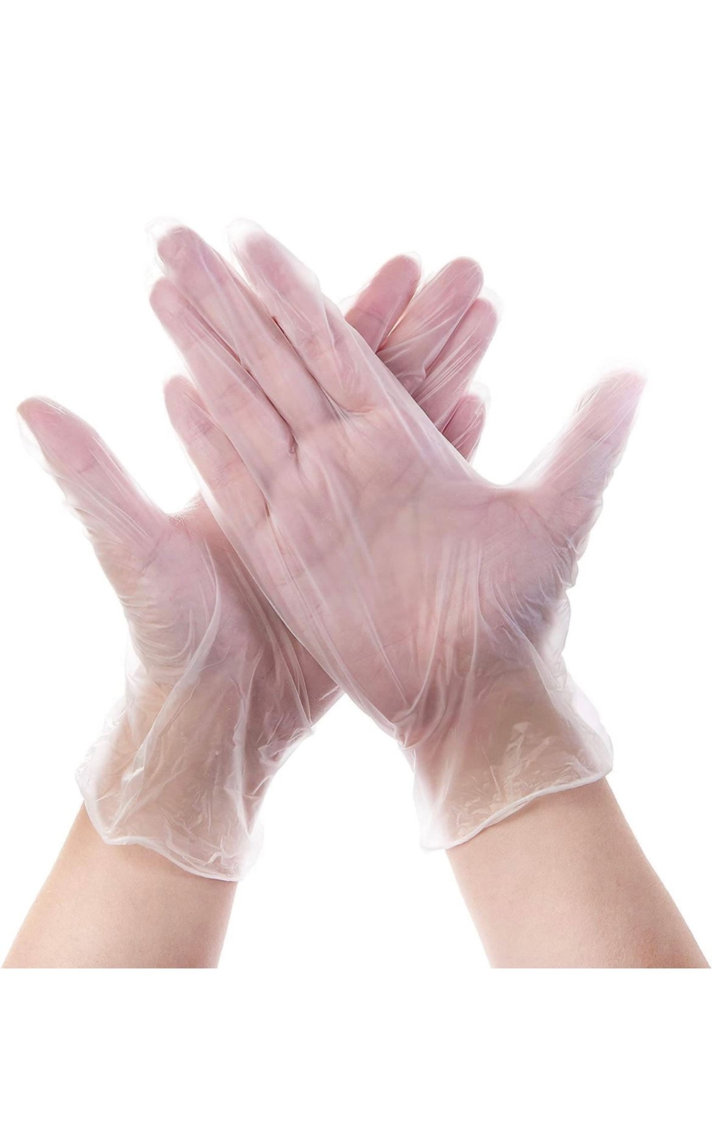 Case of 1000 Vinyl Gloves Synthetic Exam Latex Free Powder Free Protein Free