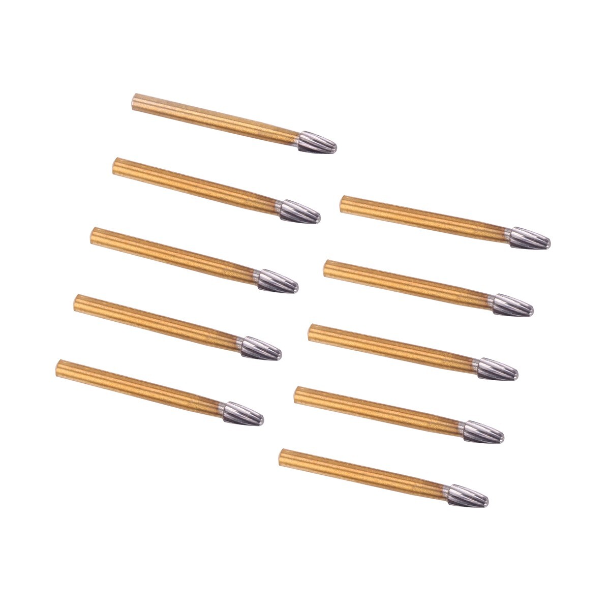 AZDENT 10 Pcs Dental Carbide Trimming & Finishing Burs FG/7406/7408/7901/7902